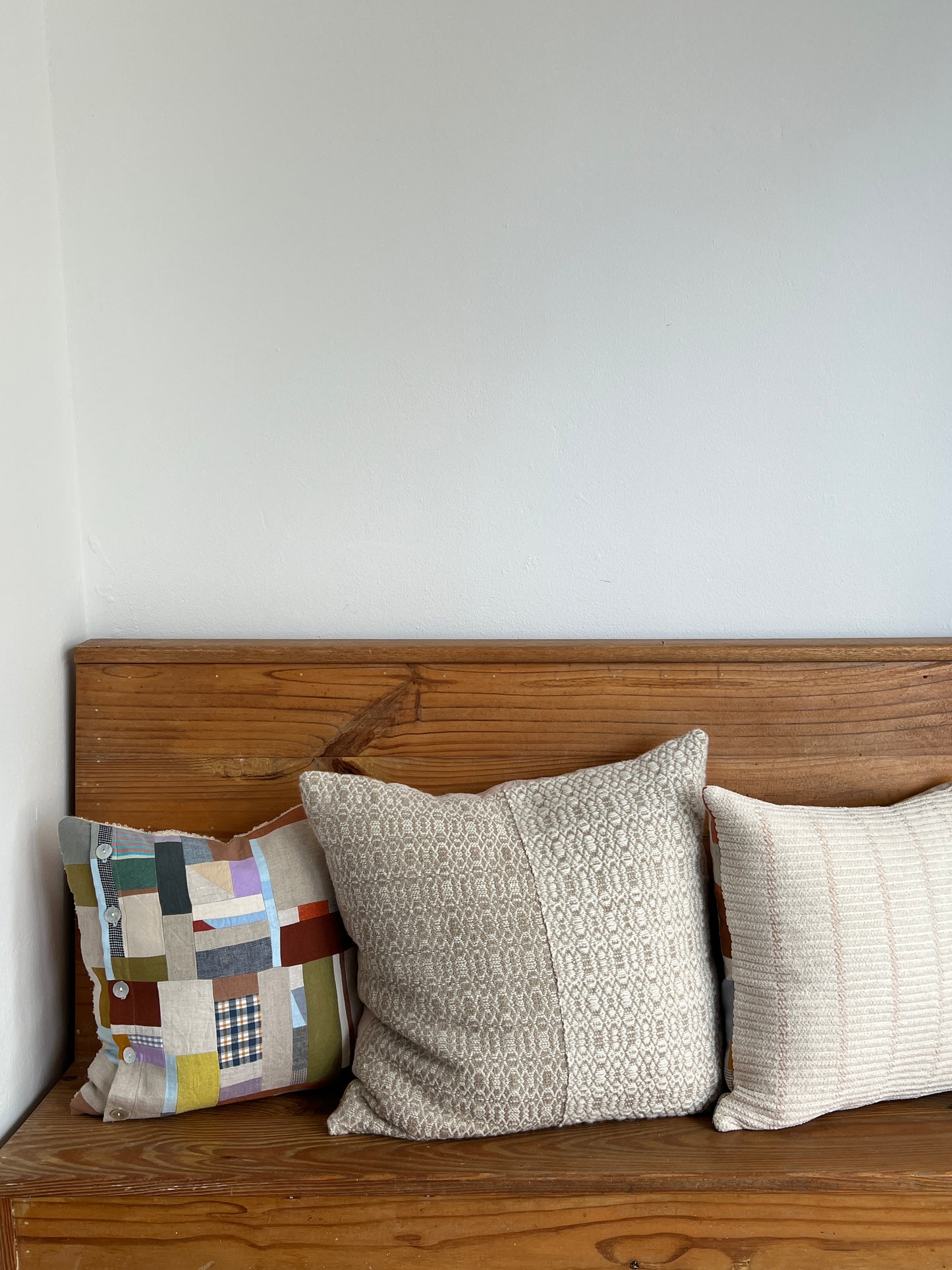 Patchwork / Chenille Cushion