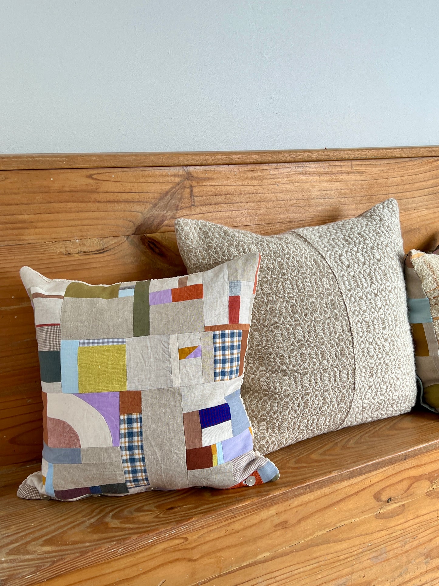Patchwork / Chenille Cushion