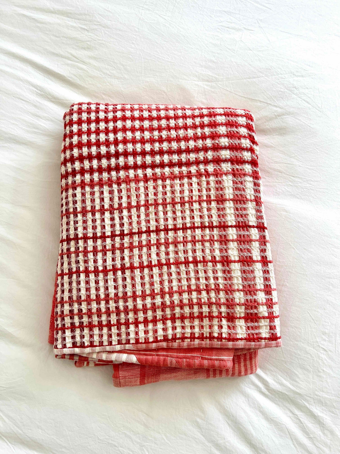 Hibiscus Handwoven Quilt