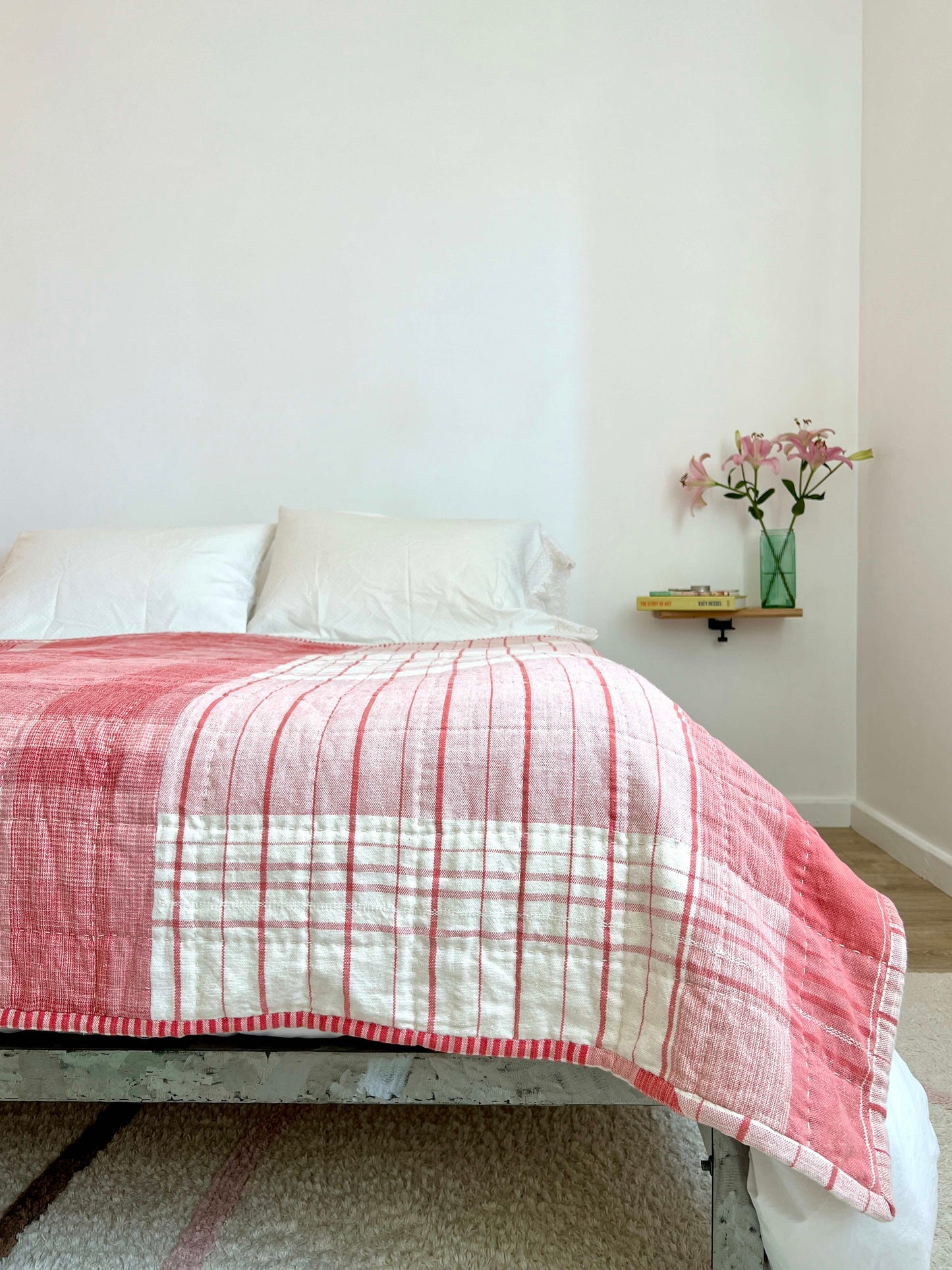 Hibiscus Handwoven Quilt