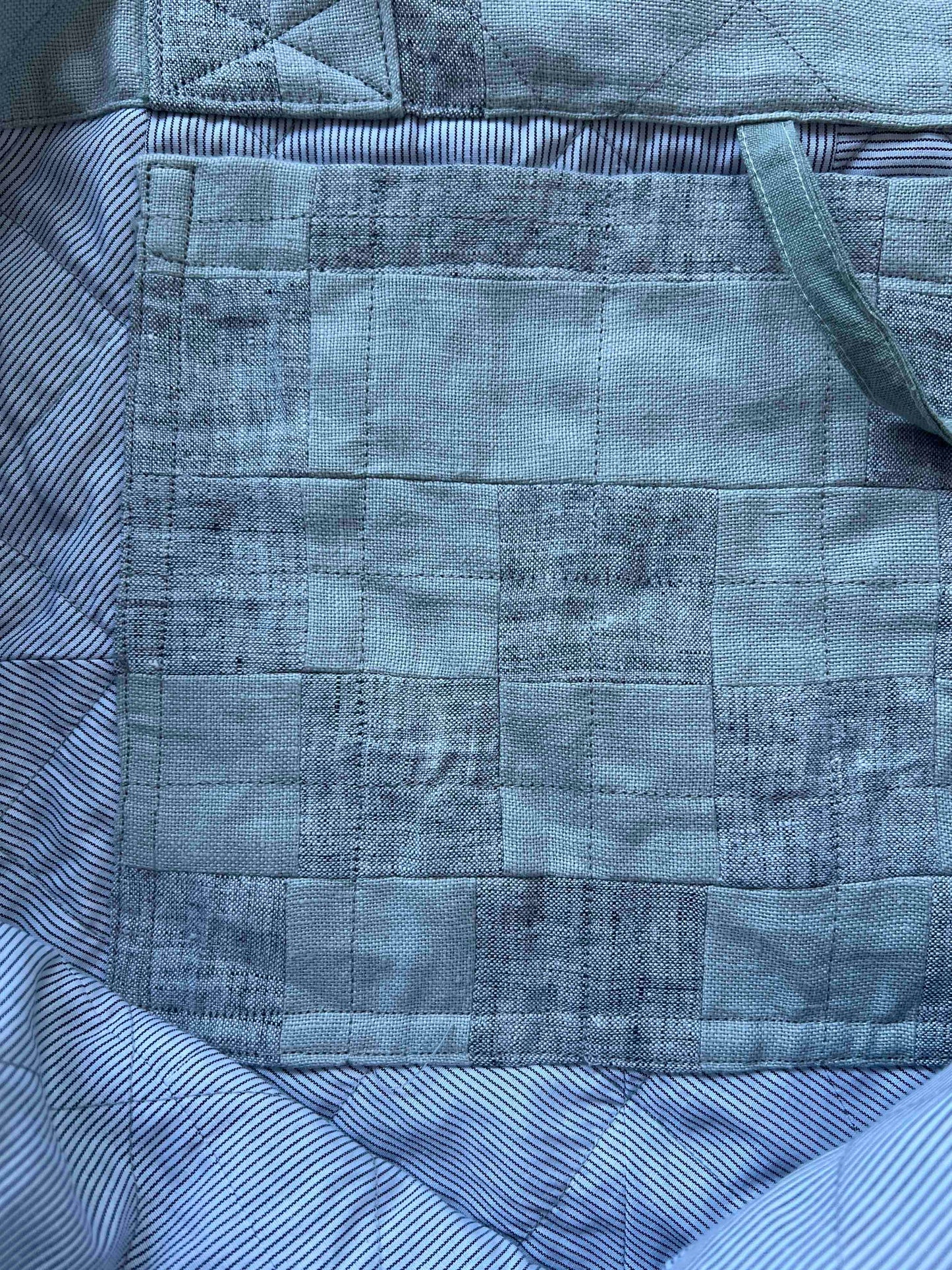 Mai Bag in Simple Grey Stripe