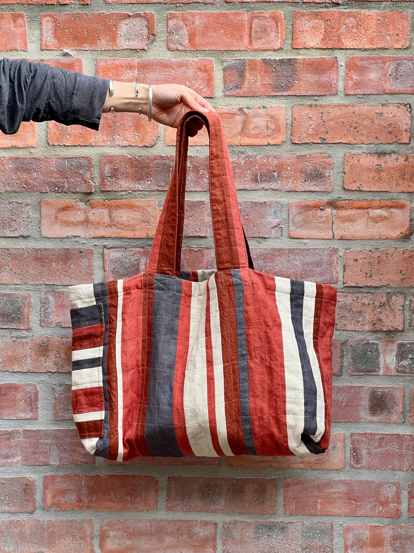Mai Bag in French Stripe