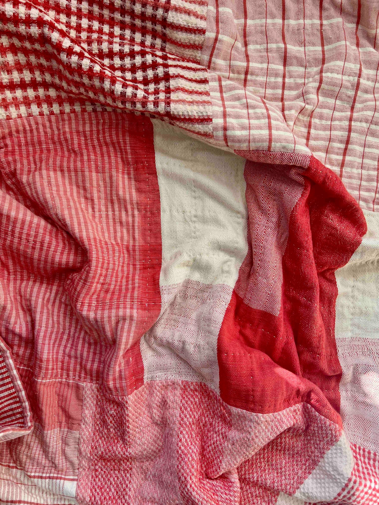 Hibiscus Handwoven Quilt