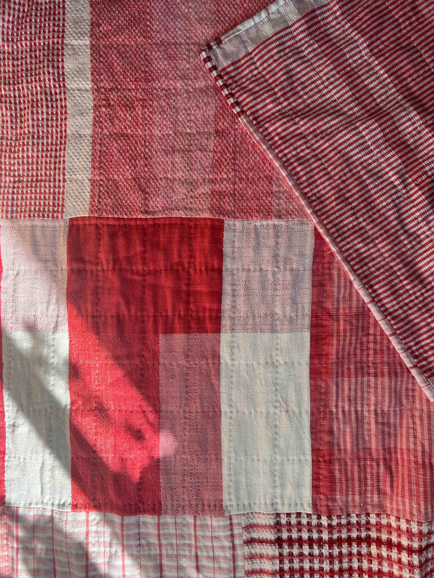 Hibiscus Handwoven Quilt