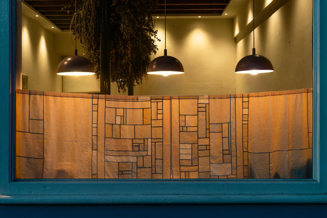 Custom curtains for In the Meantime