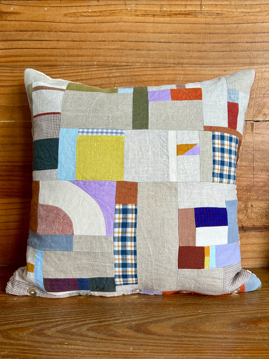 Patchwork / Chenille Cushion