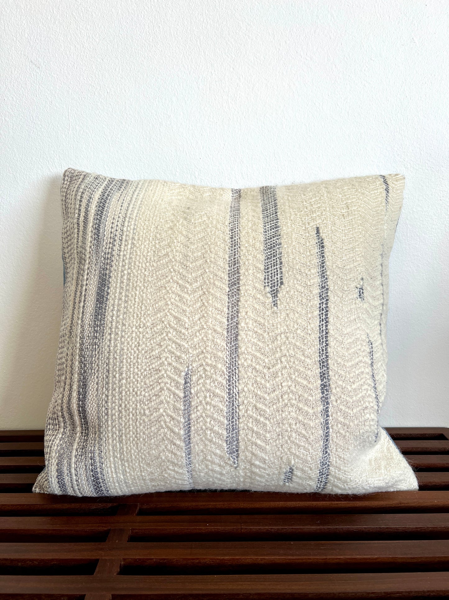 Denim Patchwork Cushion