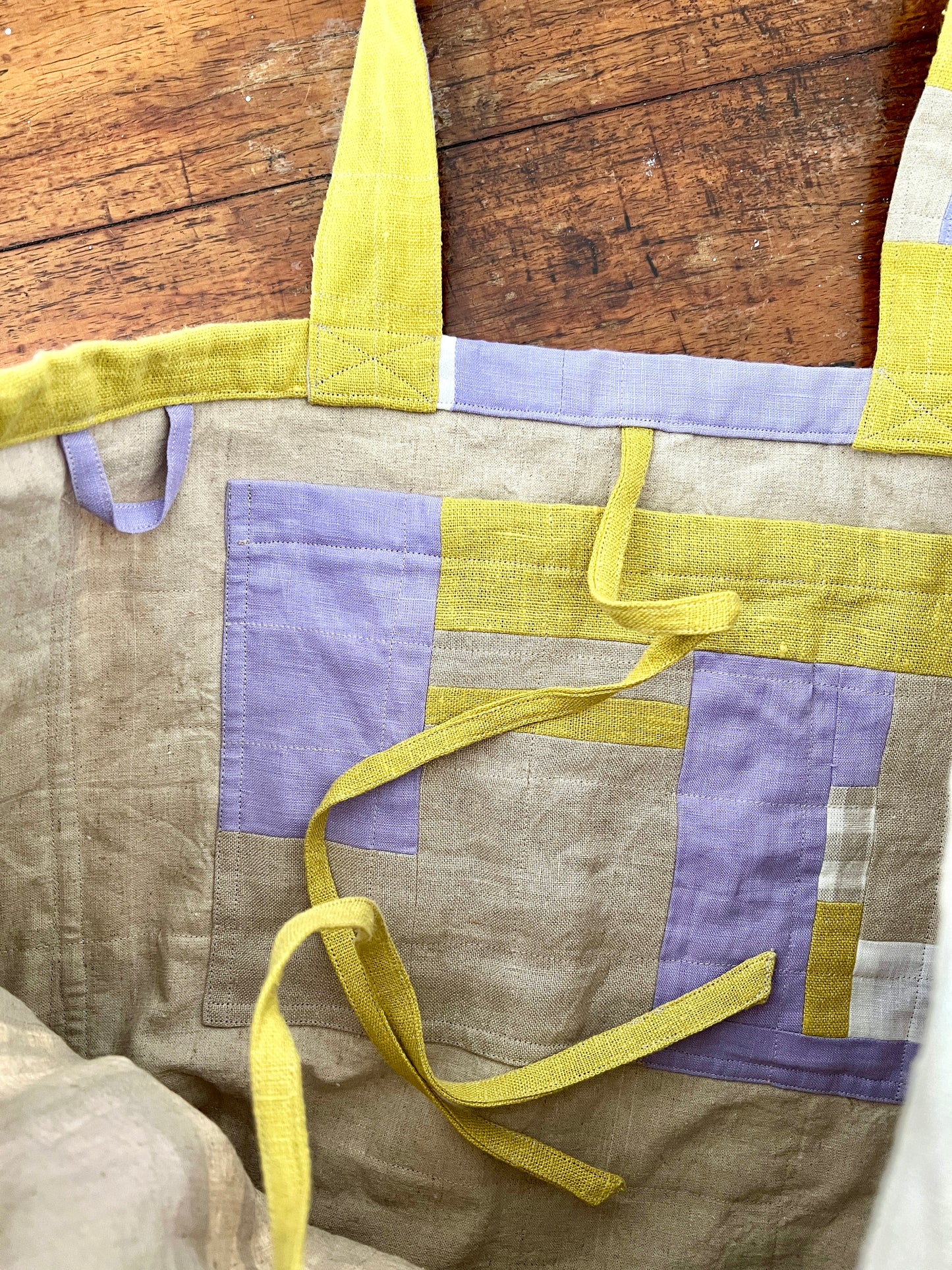 Mai Bag in Lavender & Lime