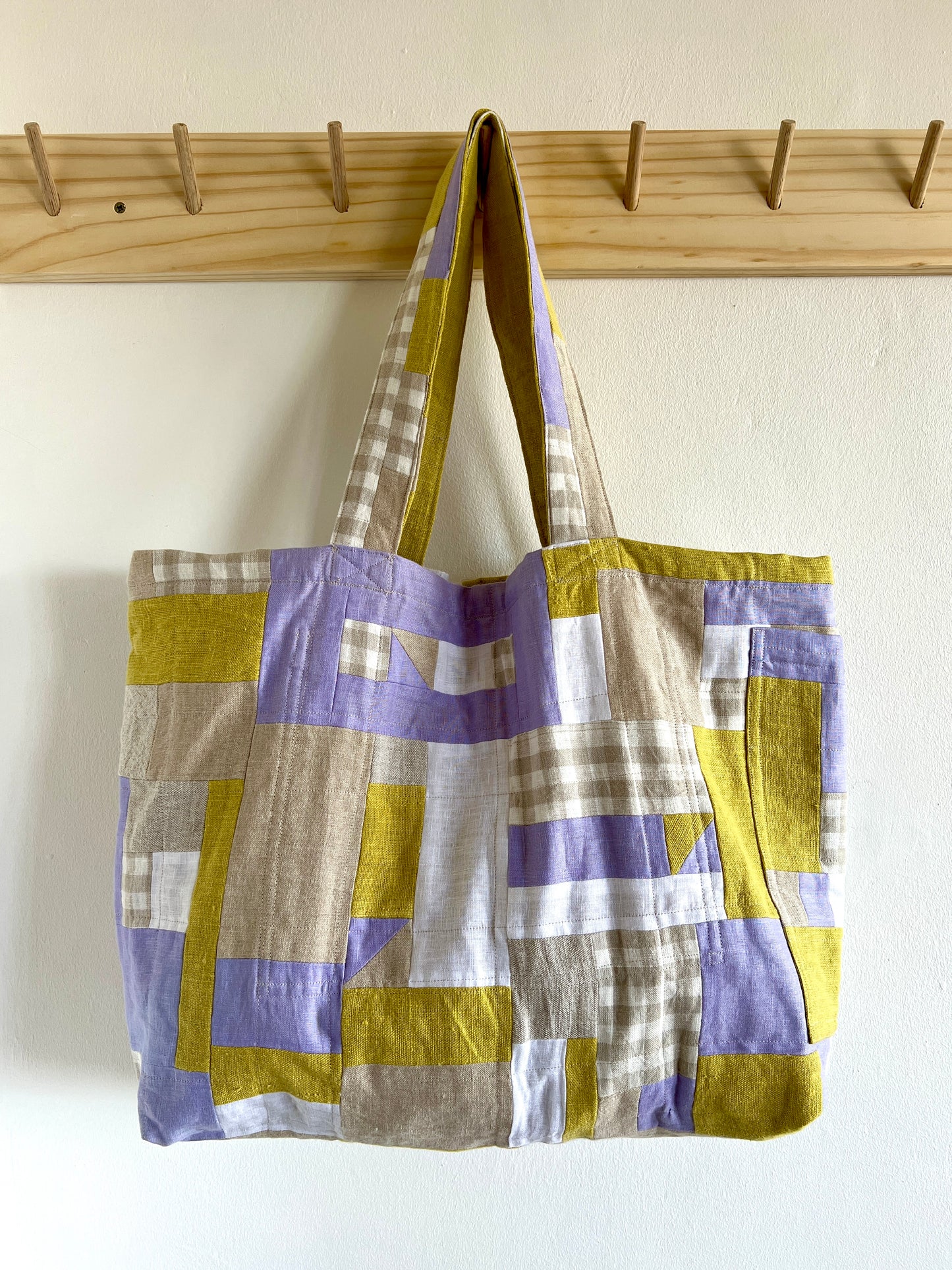 Mai Bag in Lavender & Lime