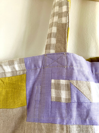 Mai Bag in Lavender & Lime