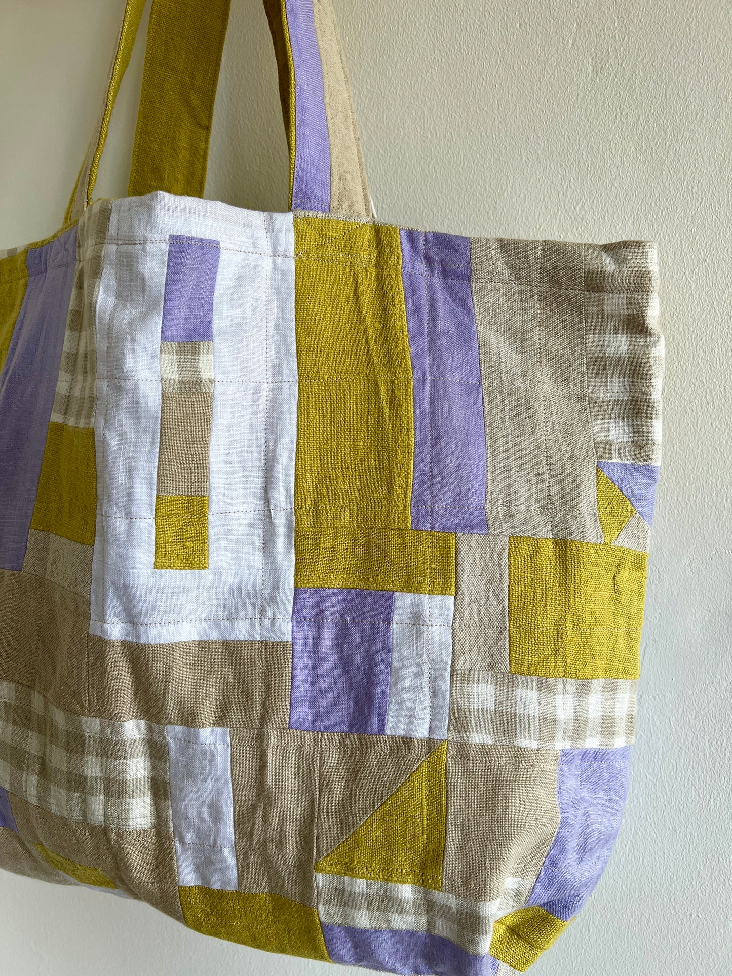 Mai Bag in Lavender & Lime