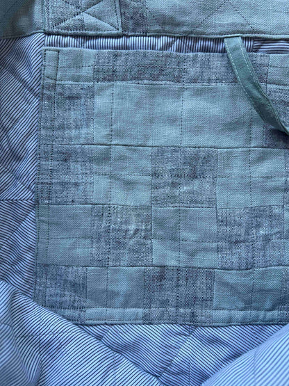 Mai Bag in Simple Grey Stripe