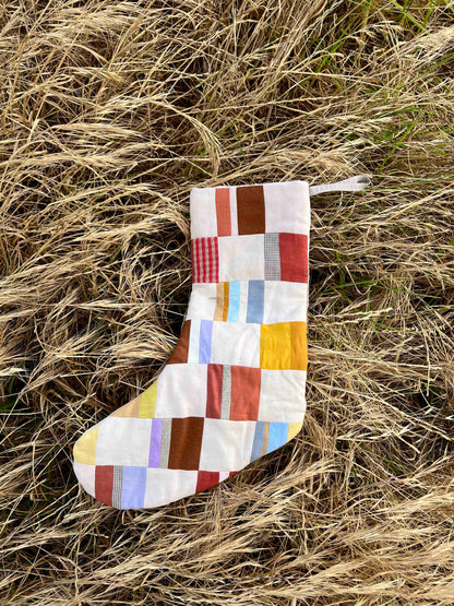 Patchwork Christmas Stocking