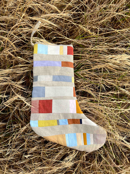Patchwork Christmas Stocking