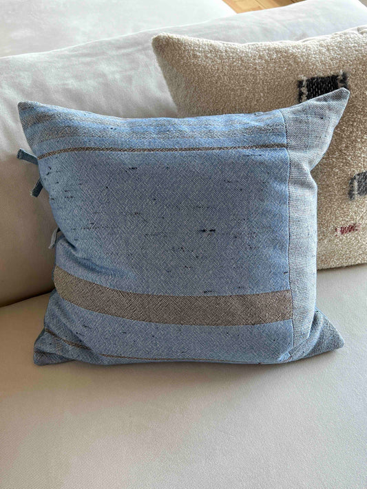 Blue Denim Cushion