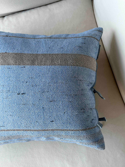 Blue Denim Cushion
