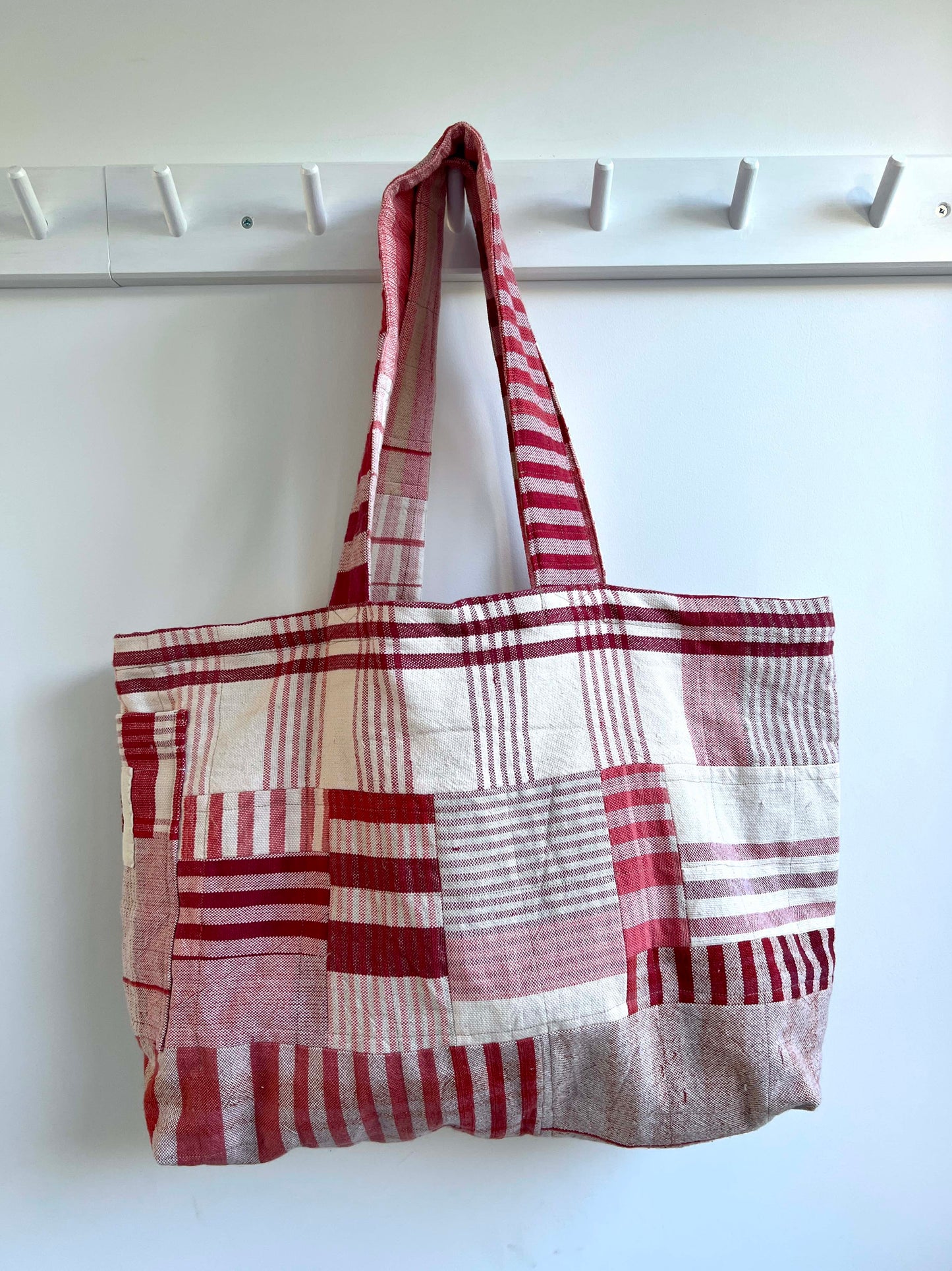 Mai Bag in Handwoven Pink