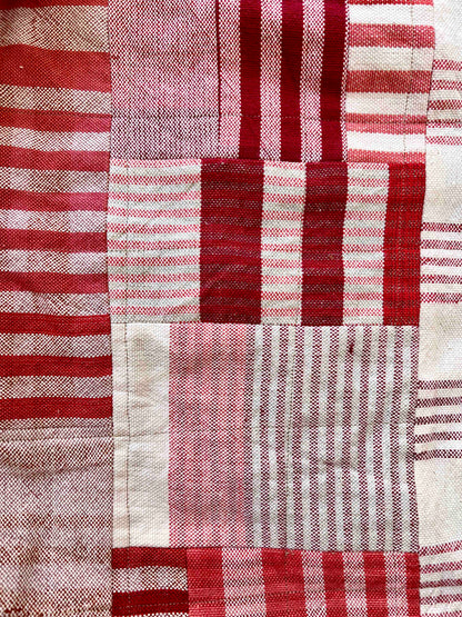 Mai Bag in Handwoven Pink